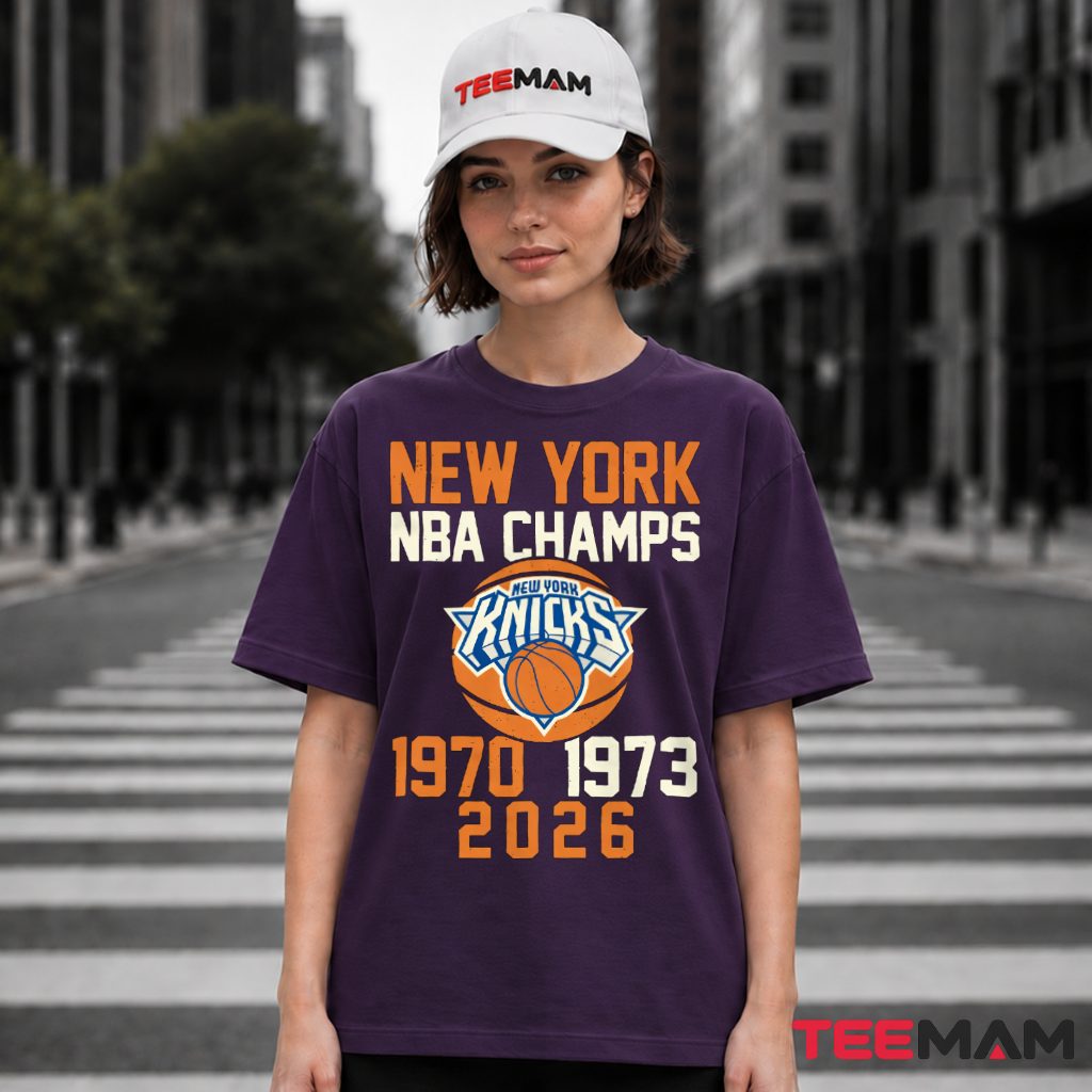 New York Knicks NBA Champs 1970 1973 2026 T-Shirt