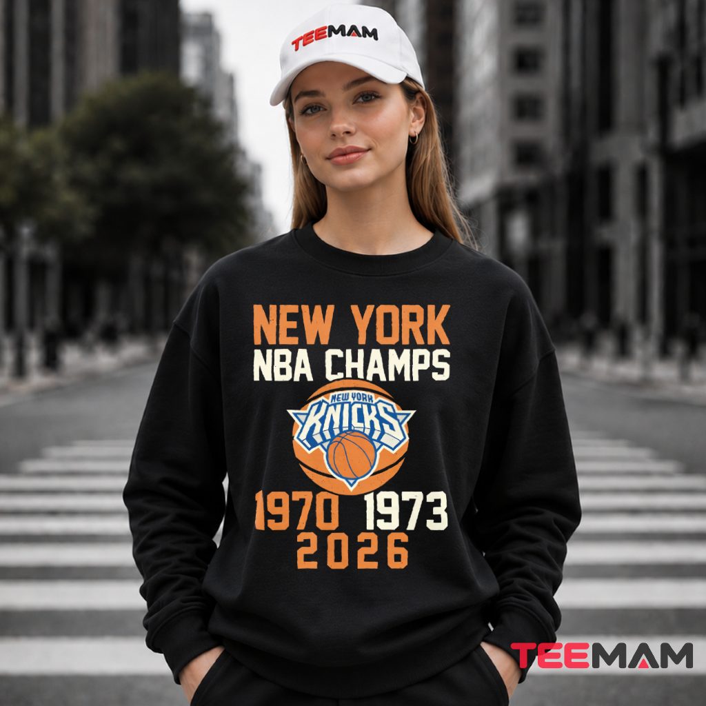 New York Knicks NBA Champs 1970 1973 2026 Long Sleeve New York Knicks NBA Champs 1970 1973 2026 Long Sleeve