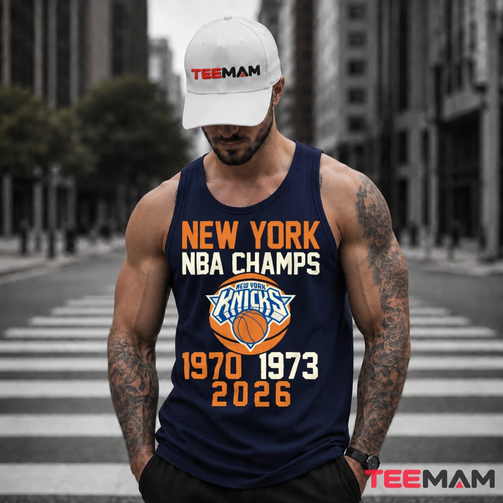 New York Knicks NBA Champs 1970 1973 2026 Tank Top New York Knicks NBA Champs 1970 1973 2026 Tank Top
