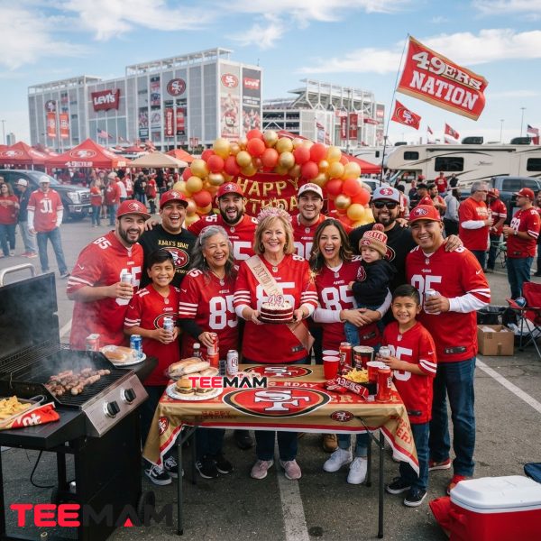 Family Tailgate Celebration Before 49ers Game