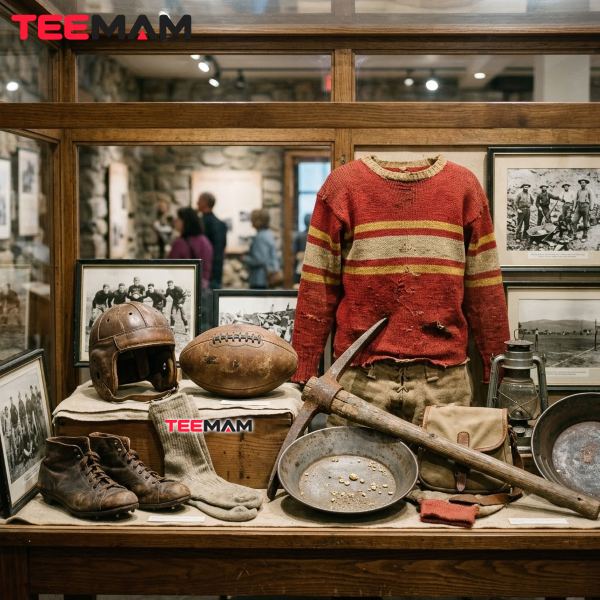 Historic Football Heritage And Gold Rush Display