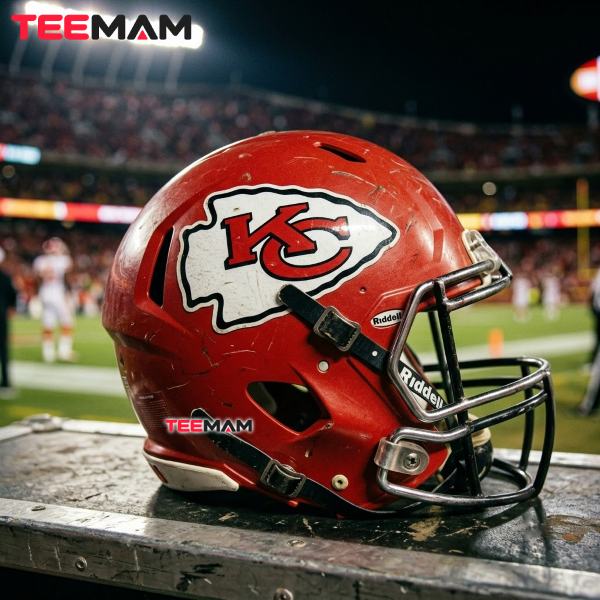 Kansas City Chiefs Helmet Logo Close Up