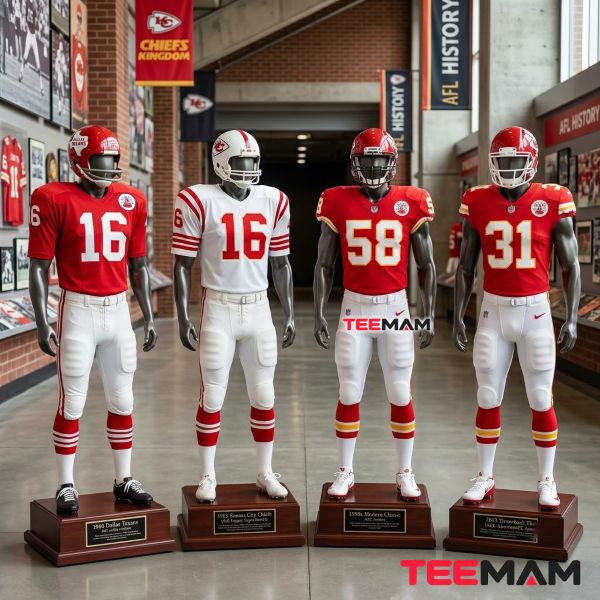 Kansas City Chiefs Throwback Uniforms: A Style Retrospective 14 Kansas City Chiefs Throwback Uniform Comparison