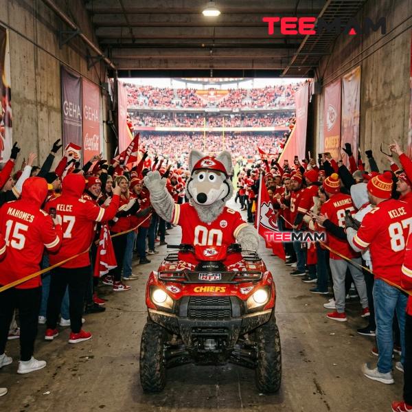 Meet KC Wolf Kansas City Chiefs Mascot Game Day