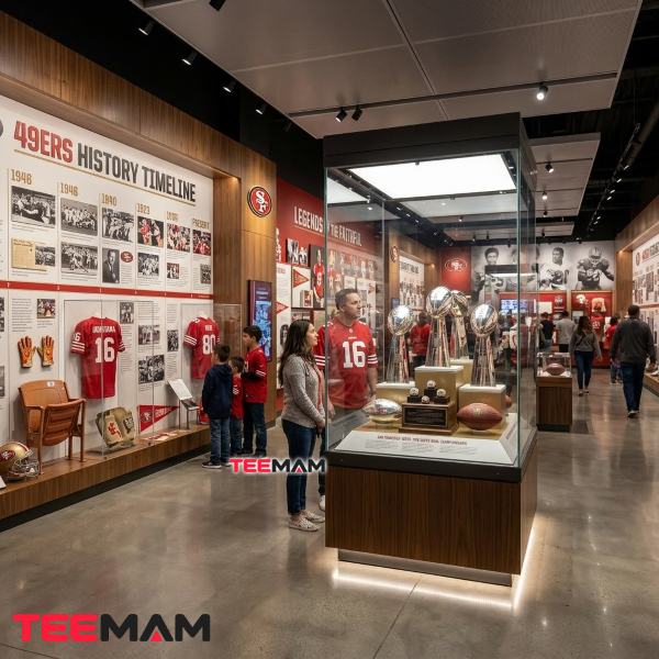 San Francisco 49ers Championship History Display