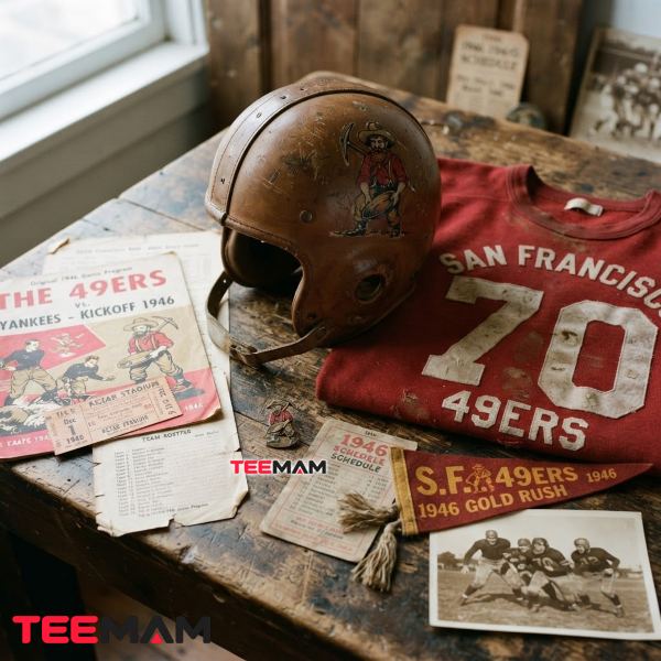 Vintage 1946 San Francisco 49ers Prospector Logo History