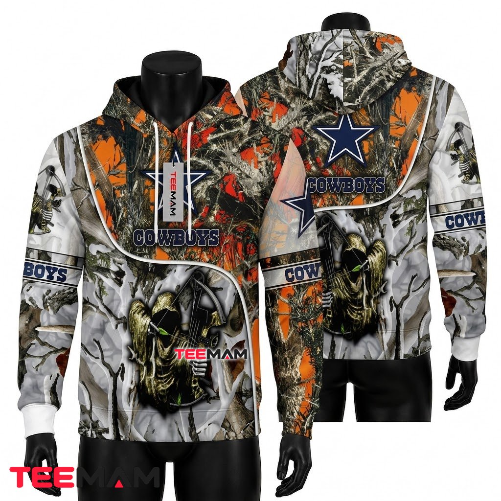 Dallas Cowboys All Over Print 3D Hoodie Autism Puzzle Paint Splatter