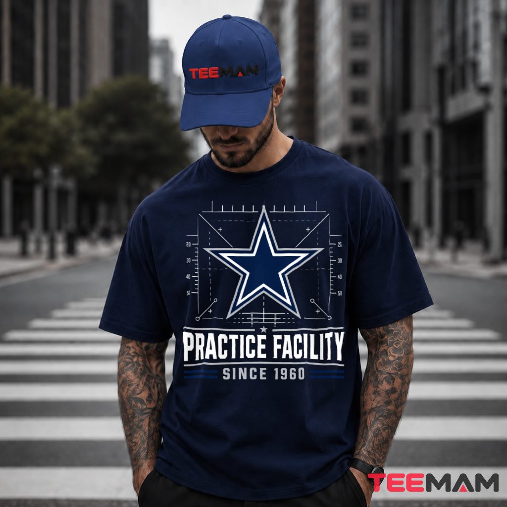 Dallas Cowboys Practice Facility T-Shirt Vintage Football Headquarters