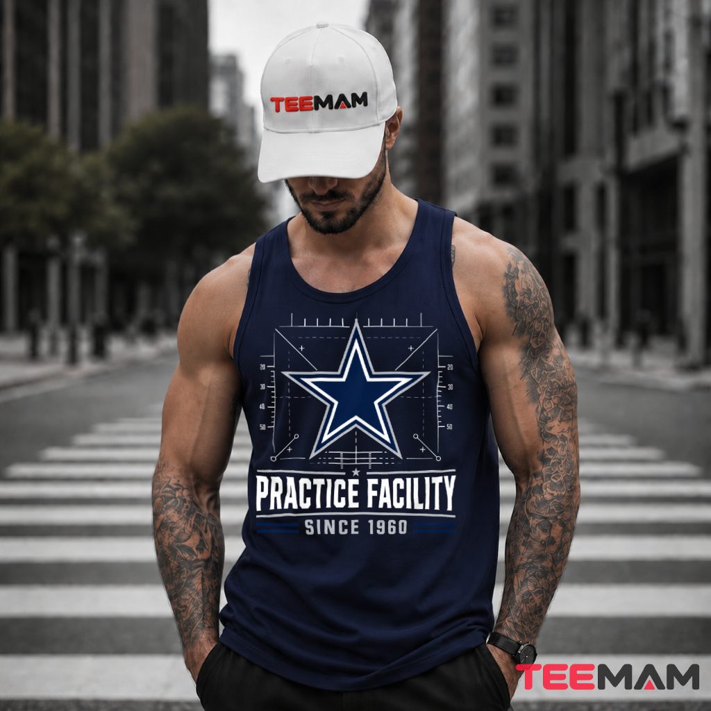 Dallas Cowboys Practice Facility Tank Top Vintage Football Headquarters Dallas Cowboys Practice Facility Tank Top Vintage Football Headquarters