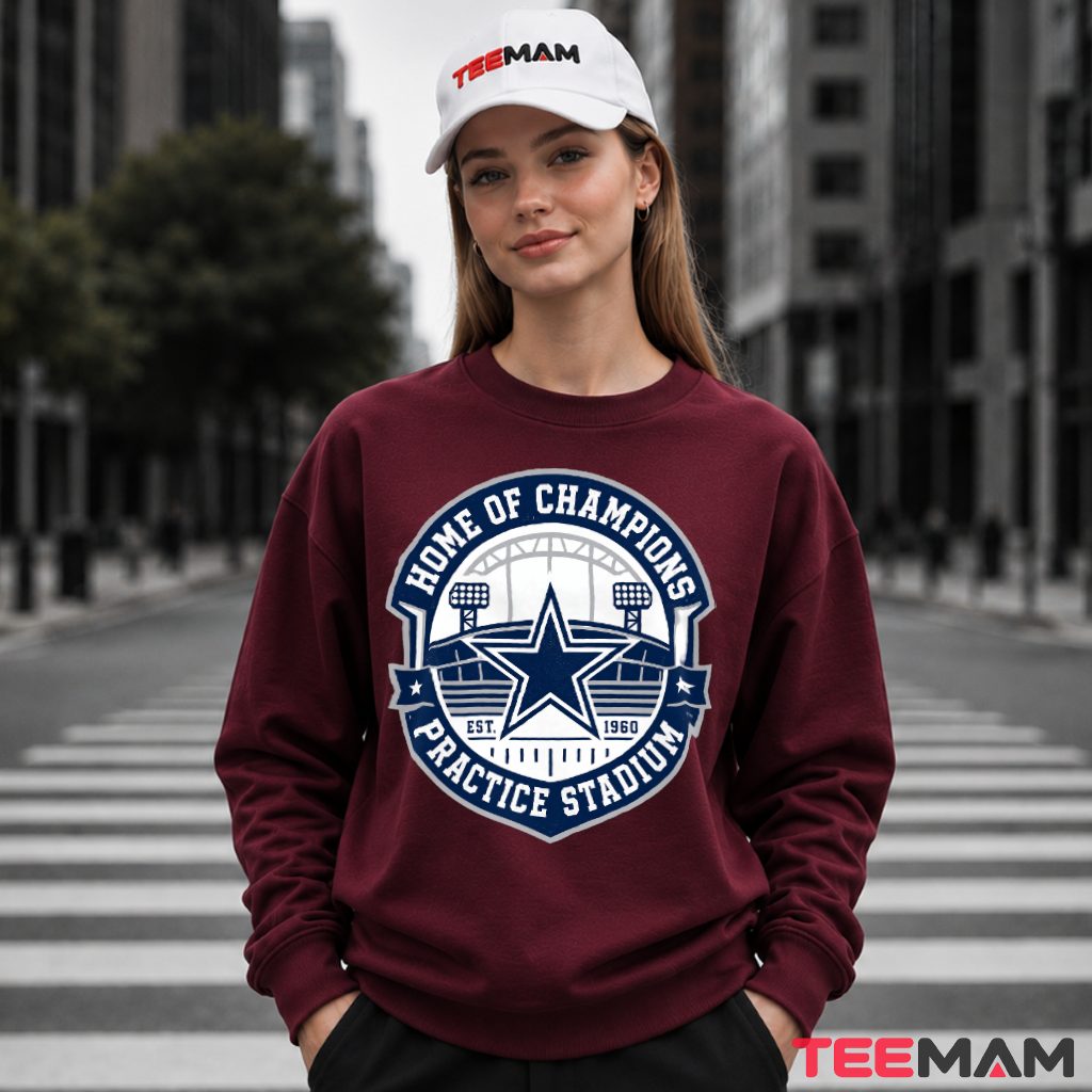 Dallas Cowboys Practice Stadium Long Sleeve Retro Football Stadium Dallas Cowboys Practice Stadium Long Sleeve Retro Football Stadium