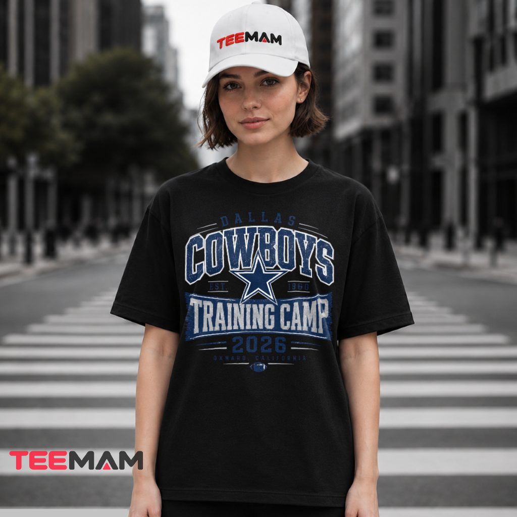 Dallas Cowboys Training Camp 2026 Retro Football T-Shirt