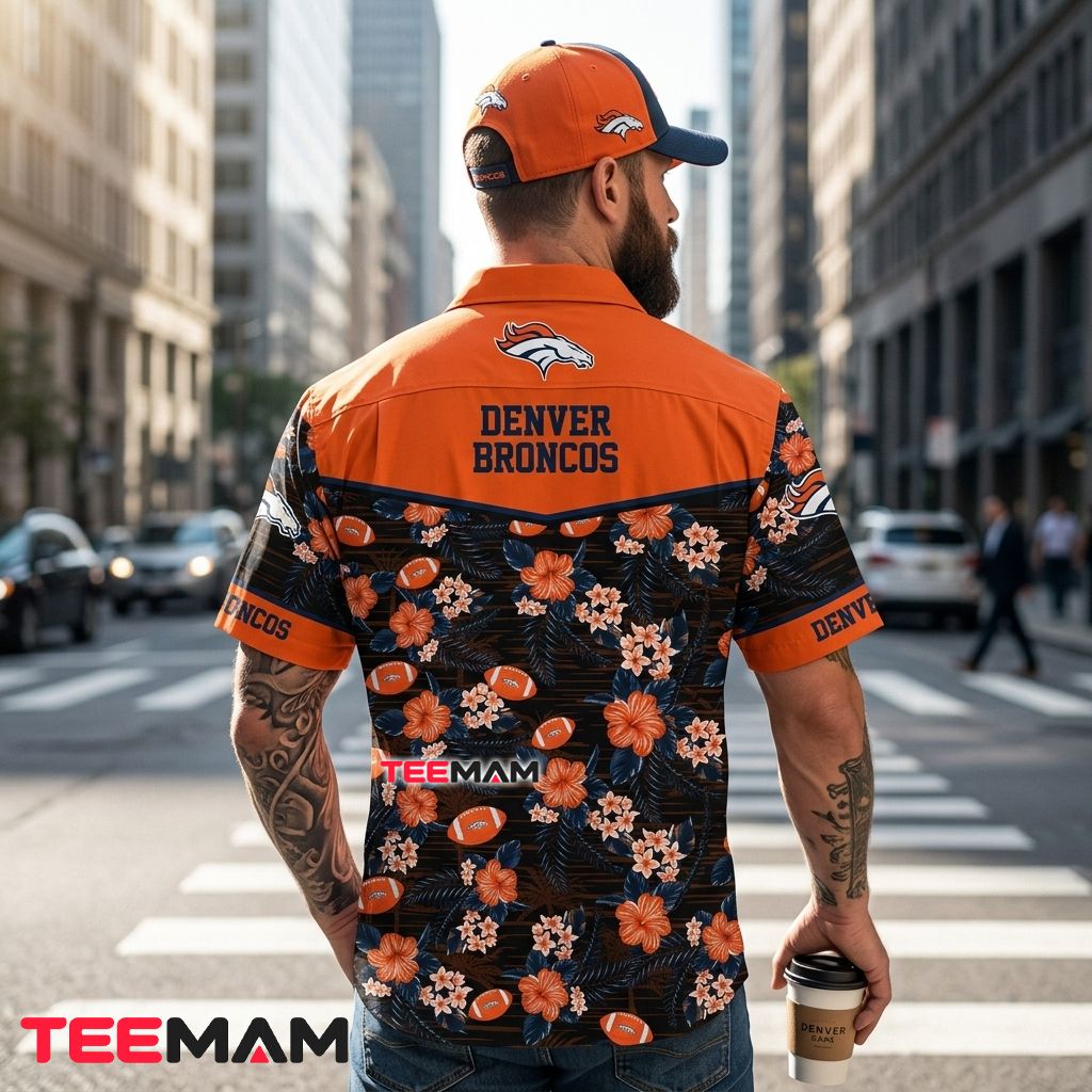 Denver Broncos Hawaiian Shirt Football Family Version 3 Denver Broncos Hawaiian Shirt Football Family Version 3