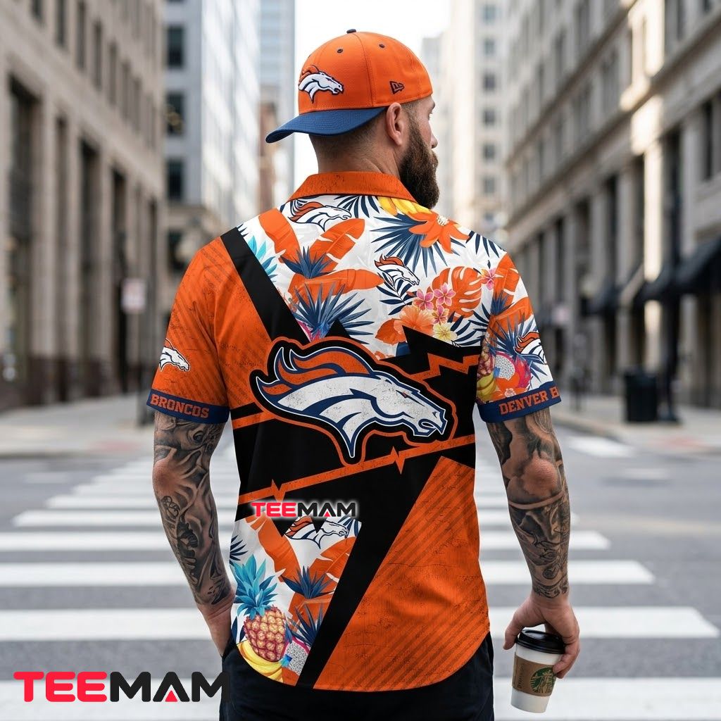 Denver Broncos Tropical Shirt Pineapple Fruit Version 3 Denver Broncos Tropical Shirt Pineapple Fruit Version 3