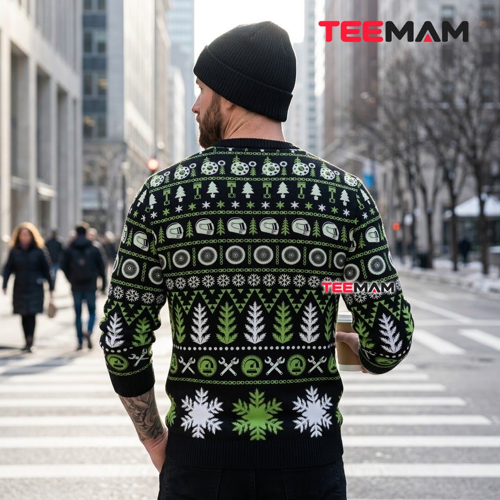Dirt Bike Ugly Christmas Sweater Braaap Motocross Version 3 Dirt Bike Ugly Christmas Sweater Braaap Motocross Version 3