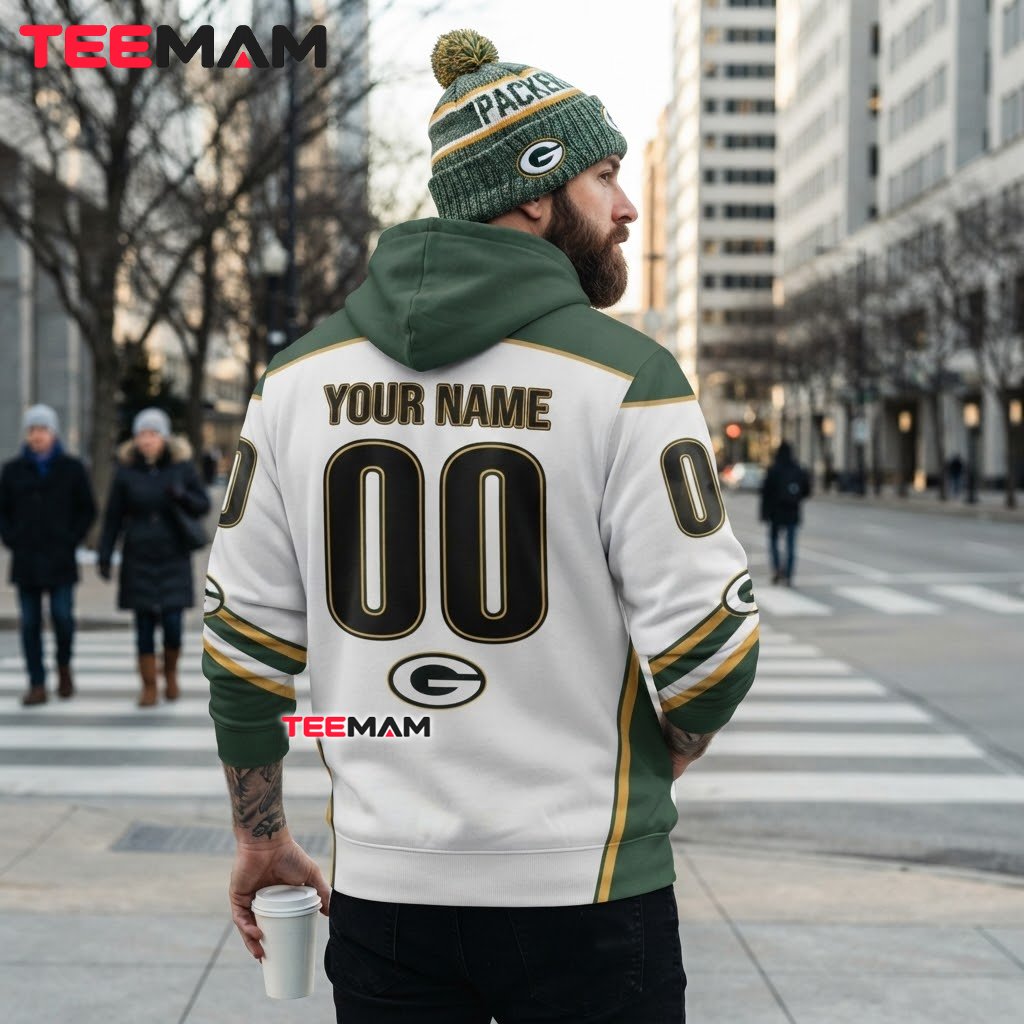 Green Bay Packers 3D Hoodie Glitter Lips Custom Name Number Version 3 Green Bay Packers 3D Hoodie Glitter Lips Custom Name Number Version 3