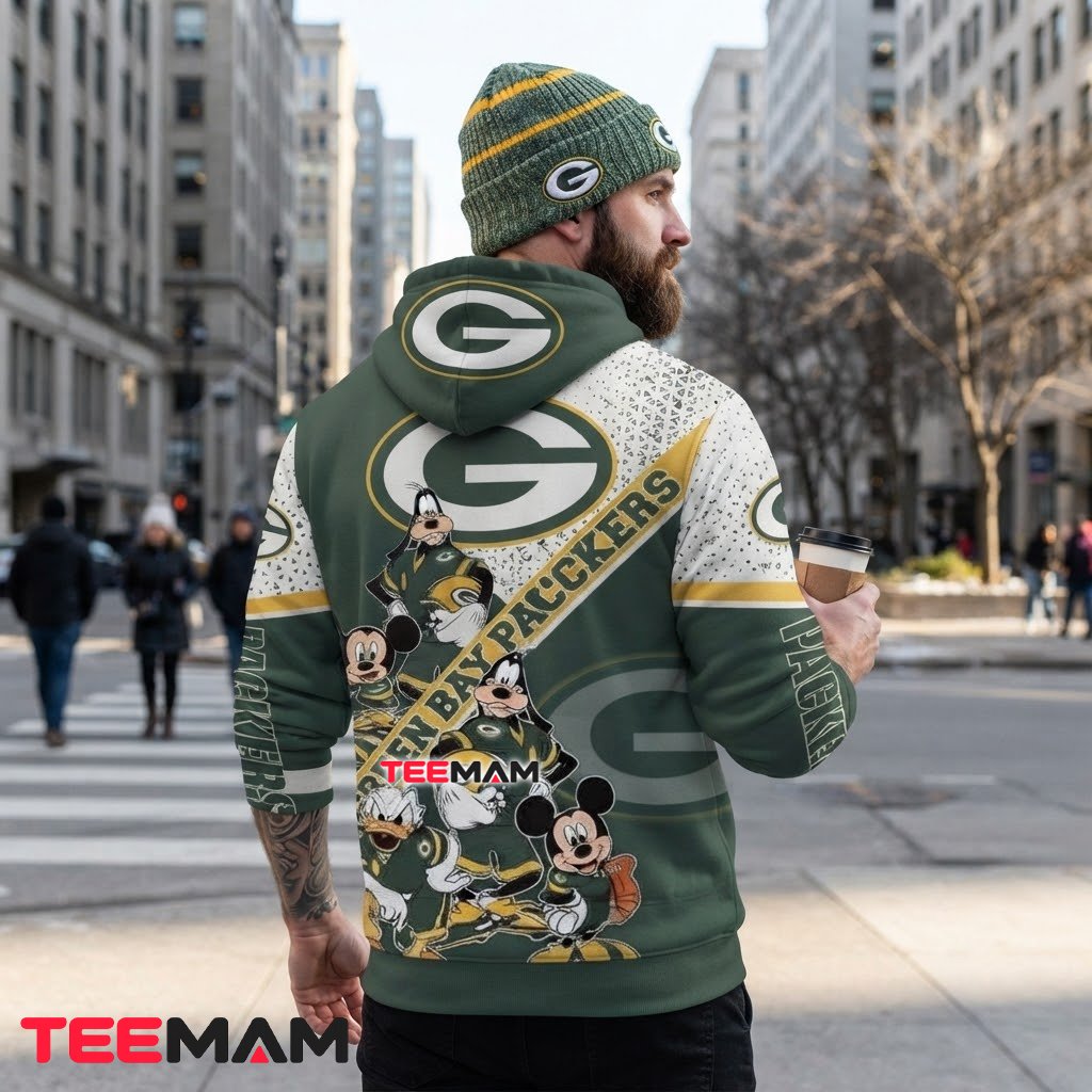 Green Bay Packers 3D Hoodie Personalized Disney Team Version 3 Green Bay Packers 3D Hoodie Personalized Disney Team Version 3