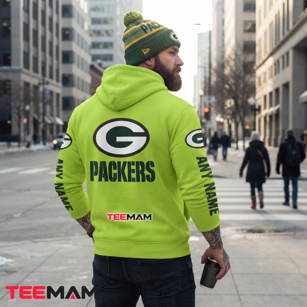 Green Bay Packers 3D Hoodie Personalized Grinch Face Green Version 3 Green Bay Packers 3D Hoodie Personalized Grinch Face Green Version 3
