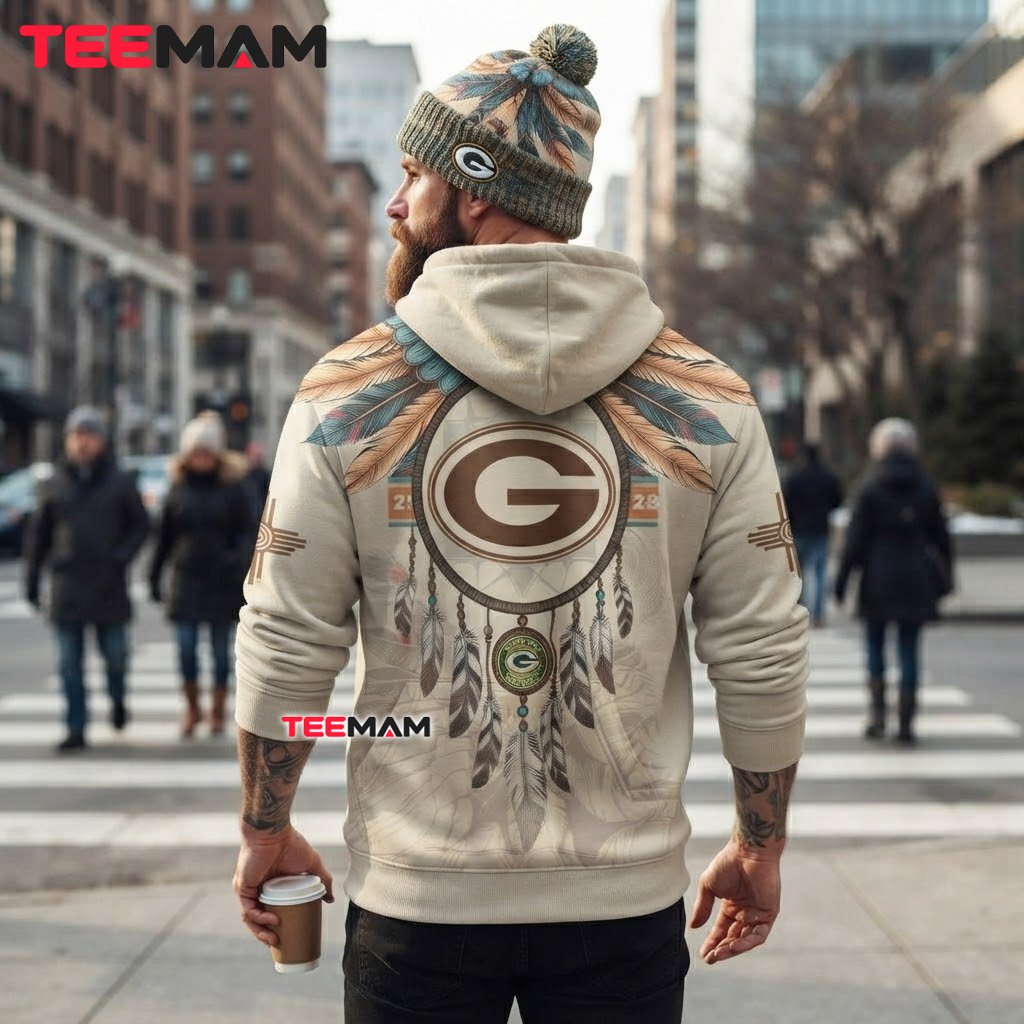Green Bay Packers All Over Print 3D Hoodie Native Dreamcatcher Feathers Version 3 Green Bay Packers All Over Print 3D Hoodie Native Dreamcatcher Feathers Version 3