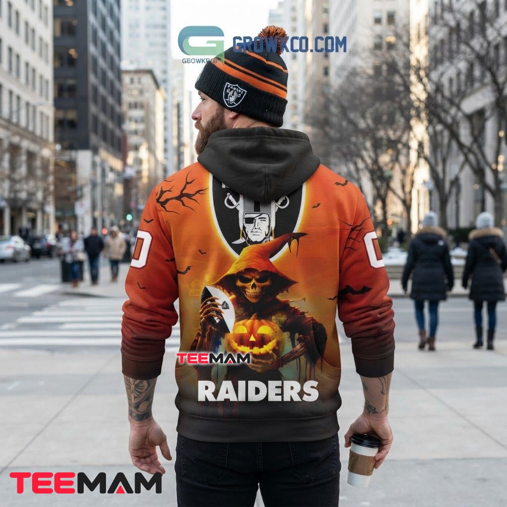 Las Vegas Raiders 3D Hoodie Reaper Pumpkin Halloween Sunset Version 3 Las Vegas Raiders 3D Hoodie Reaper Pumpkin Halloween Sunset Version 3