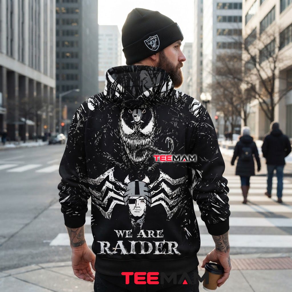 Las Vegas Raiders 3D Hoodie Venom We Are Raider Version 3 Las Vegas Raiders 3D Hoodie Venom We Are Raider Version 3