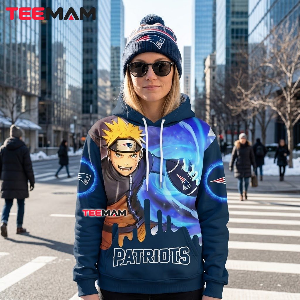 New England Patriots 3D Hoodie Naruto Uzumaki Portal Back New England Patriots 3D Hoodie Naruto Uzumaki Portal Back