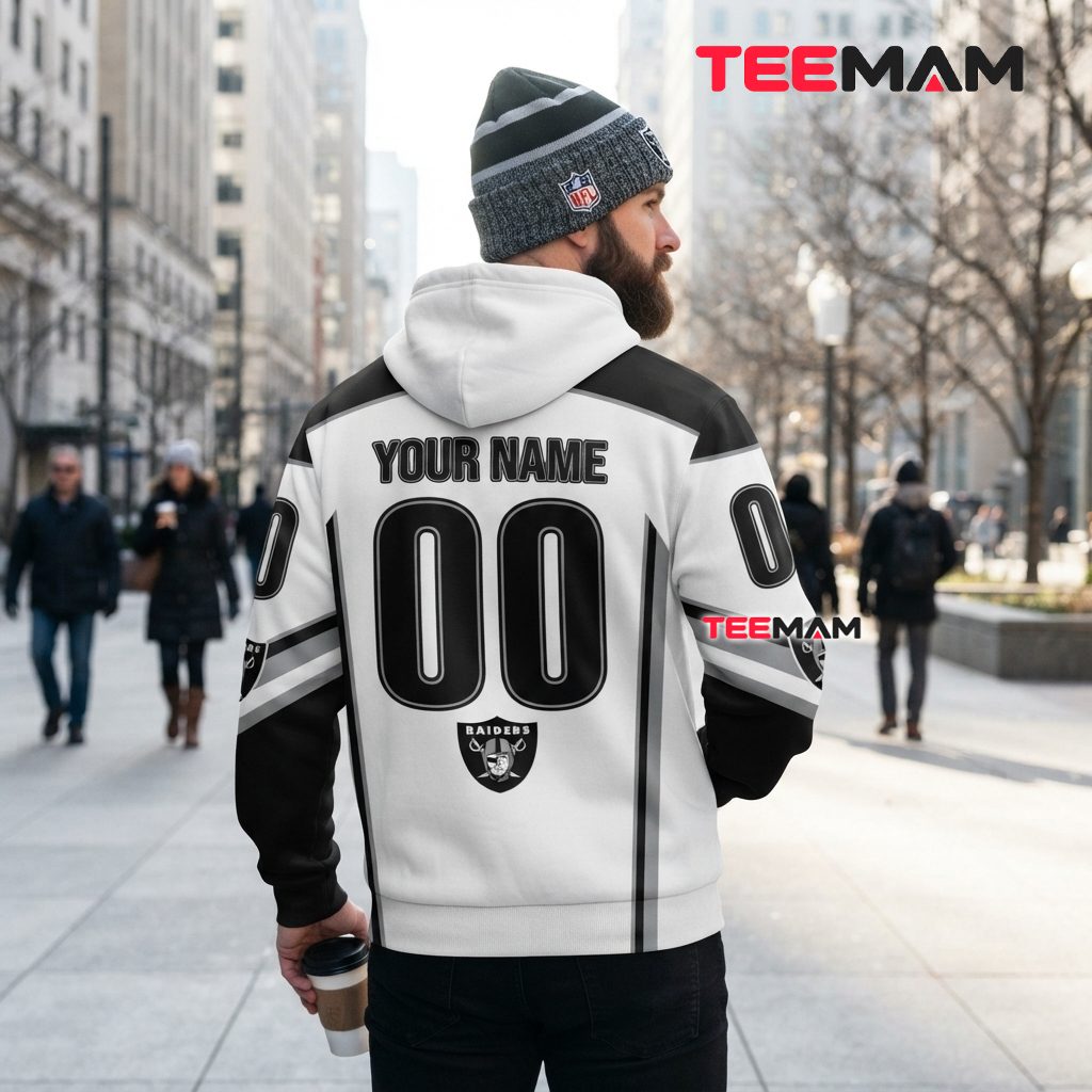 Personalized Las Vegas Raiders All Over Print 3D Hoodie Shut Lips Design Version 3 Personalized Las Vegas Raiders All Over Print 3D Hoodie Shut Lips Design Version 3