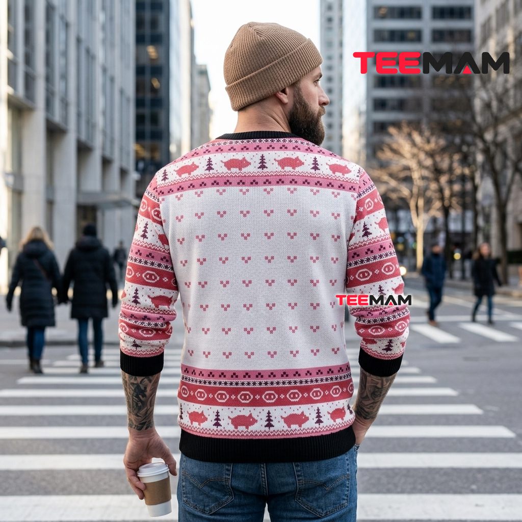 Pig Ugly Christmas Sweater Not Fat Funny Version 3 Pig Ugly Christmas Sweater Not Fat Funny Version 3