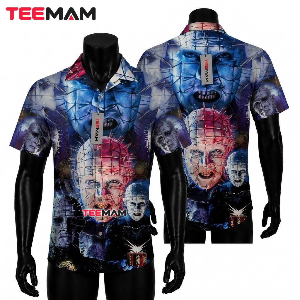 Pinhead Hellraiser Halloween Hawaiian Shirt
