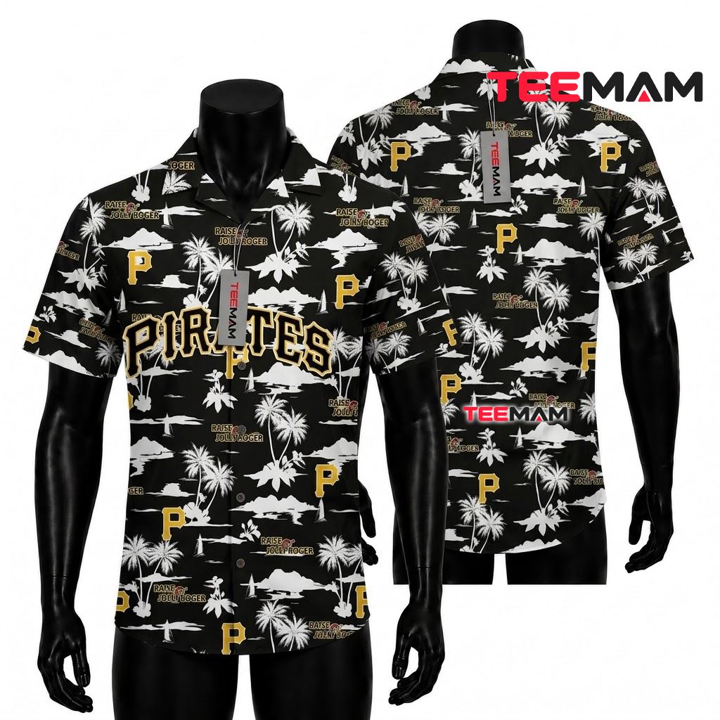 Pittsburgh Pirates Hawaiian Shirt Raise The Jolly Roger