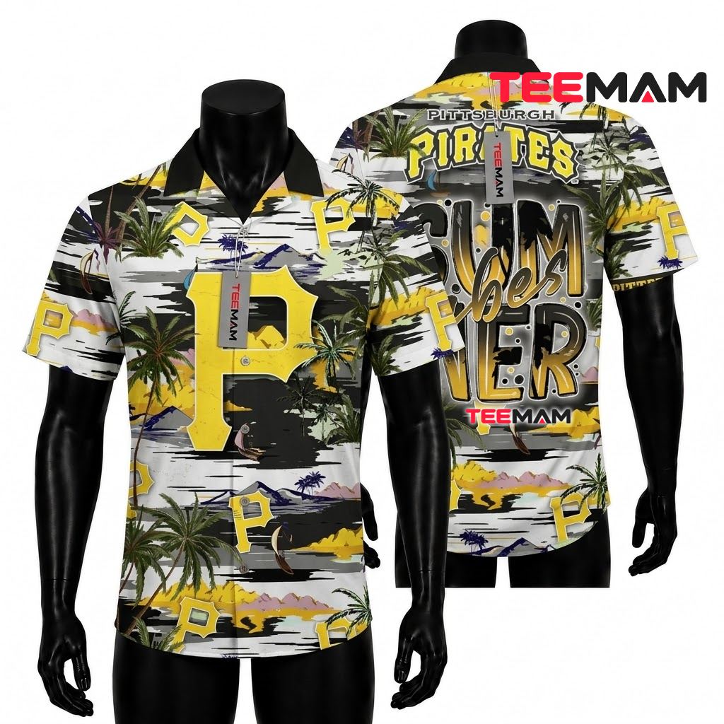 Pittsburgh Pirates Hawaiian Shirt Summer Coastal Island