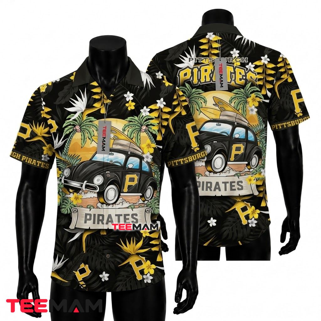 Pittsburgh Pirates Hawaiian Shirt Summer Coastal Island