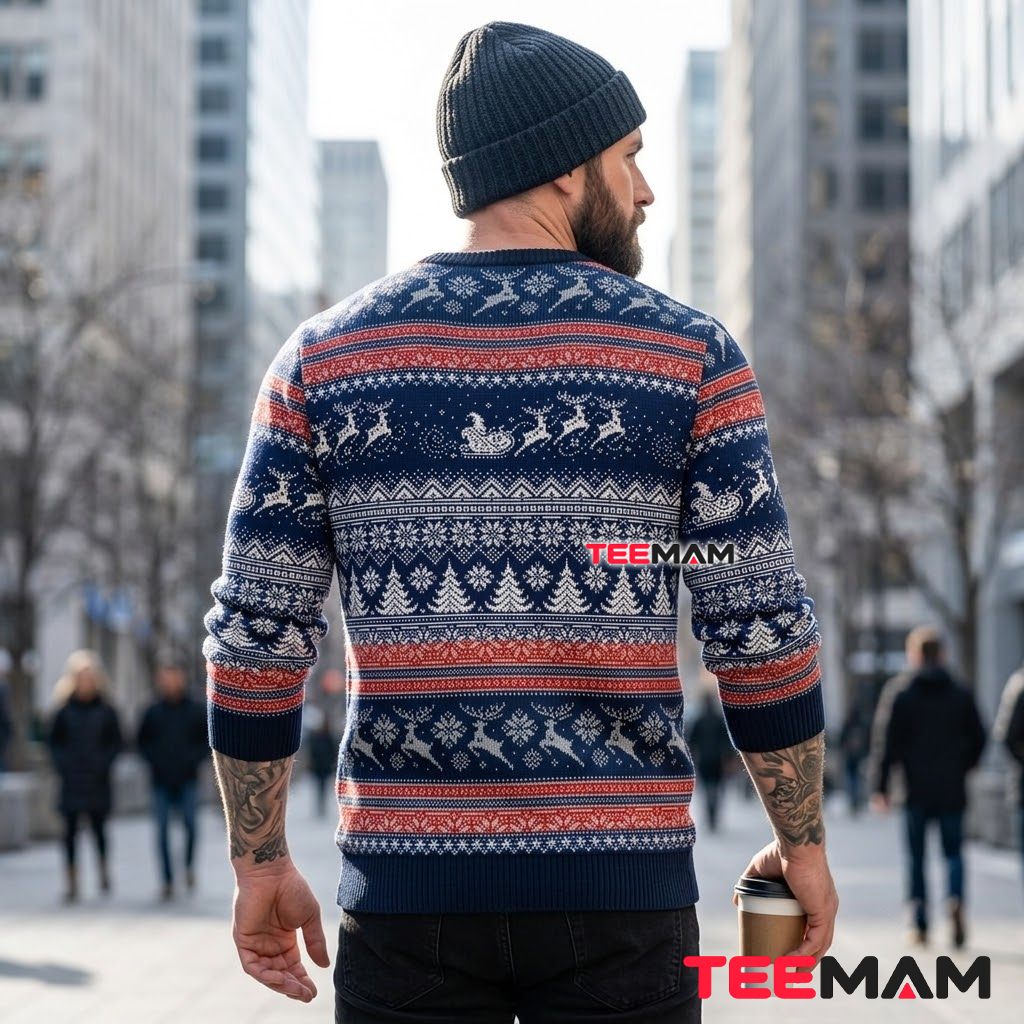 Santa Ugly Christmas Sweater Aint No Laws Version 3 Santa Ugly Christmas Sweater Aint No Laws Version 3
