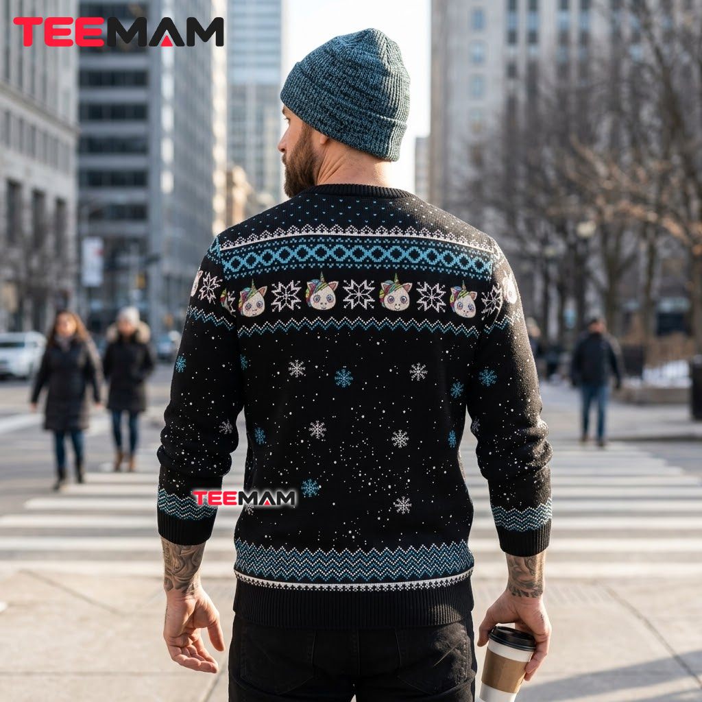 Unicorn Ugly Christmas Sweater Pew Pew Funny Version 3 Unicorn Ugly Christmas Sweater Pew Pew Funny Version 3