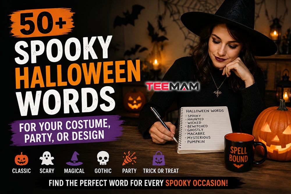 50+ Spooky Halloween Words for Your Costume, Party, or Design