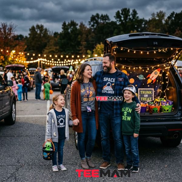 Coordinated Family Halloween Outfits