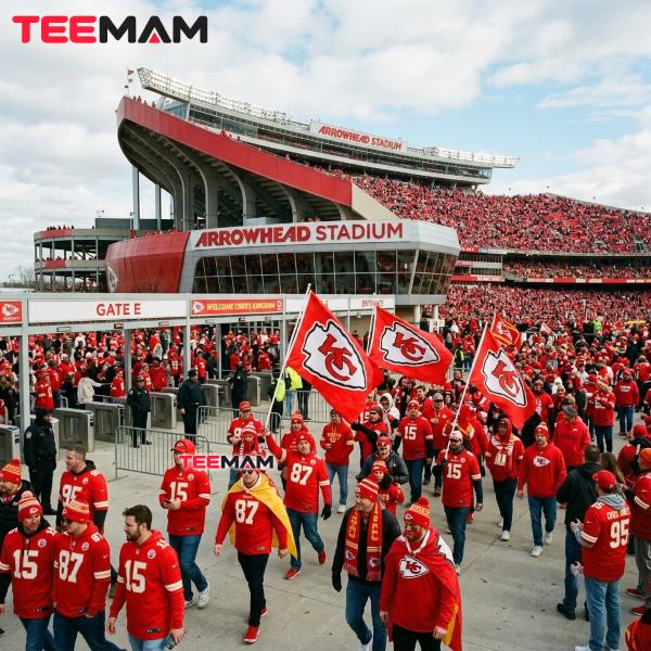 GEHA Field At Arrowhead Stadium Entrance