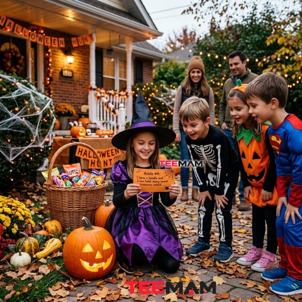 100 Halloween Riddles With Answers to Stump Your Friends 20 Halloween Riddle Scavenger Hunt With Kids