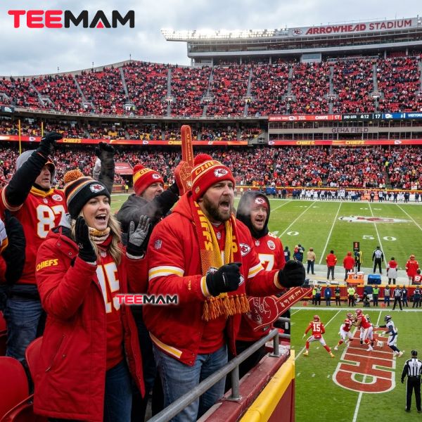 Kansas City Chiefs Arrowhead Stadium Cold Weather Gameday