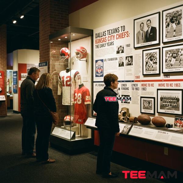 Kansas City Chiefs Early Franchise History Display