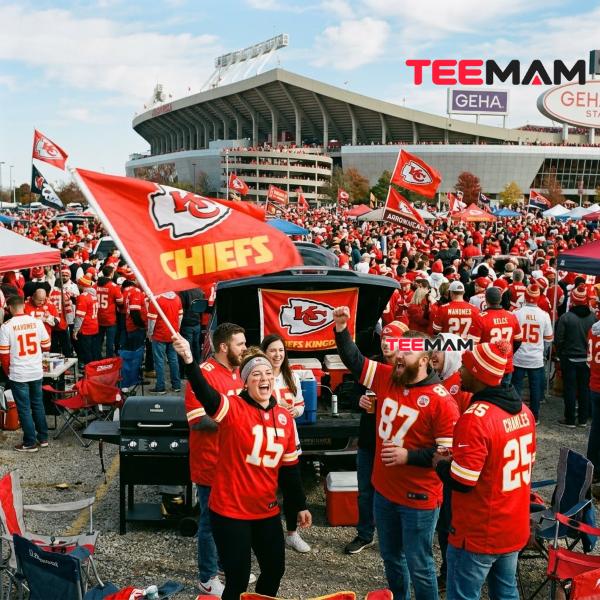 Kansas City Chiefs Fans Celebrating Game Day