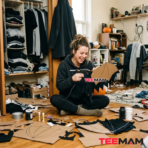 Last Minute Halloween Costume Chaos at Home