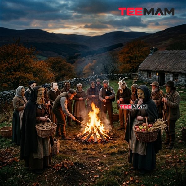 Samhain Celtic Harvest Festival Halloween Origins
