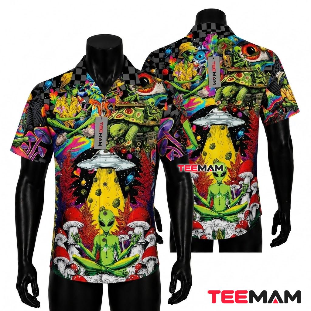 Beer Hawaiian Shirt Skull Palm Leaf Tropical