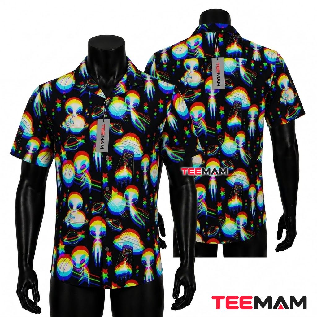 Beer Hawaiian Shirt Mug Glass Vintage Print Beer Hawaiian Shirt Mug Glass Vintage Print