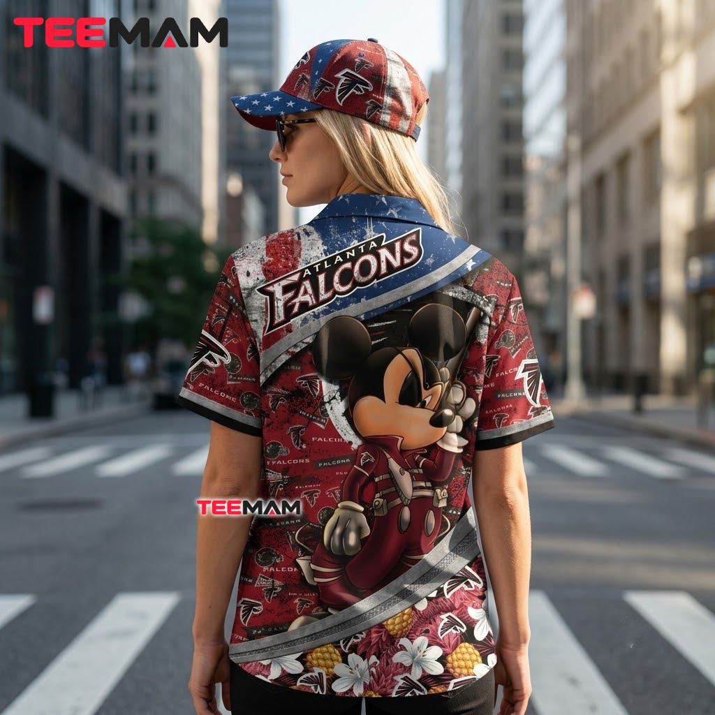 Atlanta Falcons Hawaiian Shirt Mickey Mouse Version 3 Atlanta Falcons Hawaiian Shirt Mickey Mouse Version 3