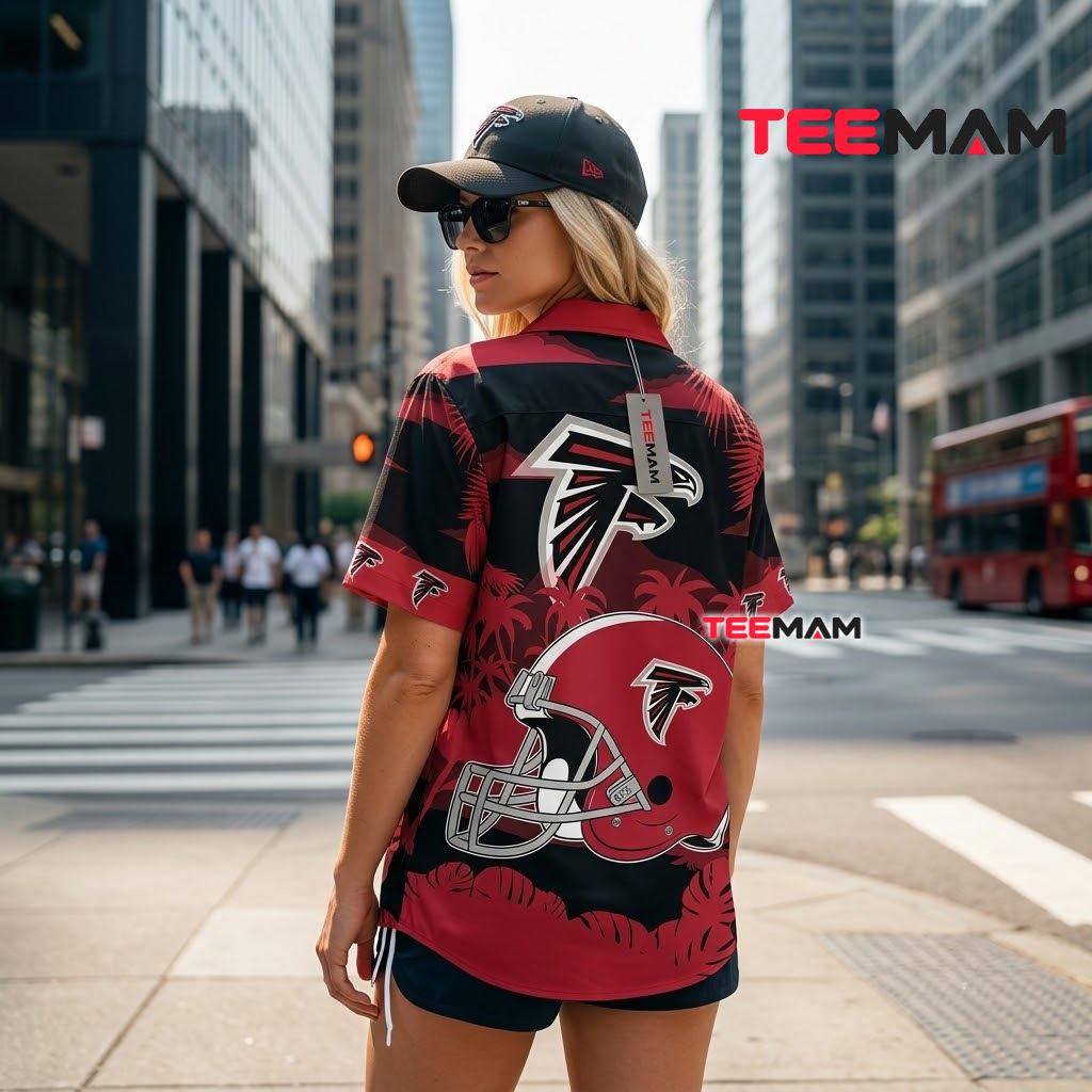 Atlanta Falcons Tropical Shirt Mascot Custom Version 3 Atlanta Falcons Tropical Shirt Mascot Custom Version 3