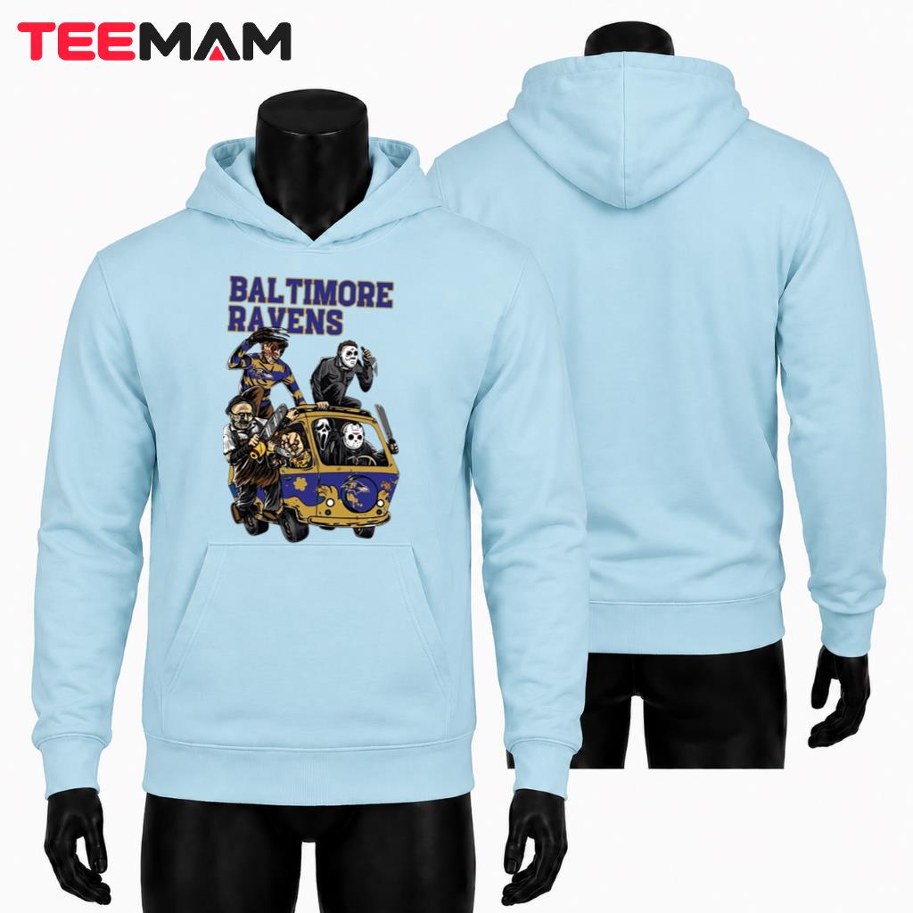Baltimore Ravens Halloween Hoodie Horror Killers Van Baltimore Ravens Halloween Hoodie Horror Killers Van
