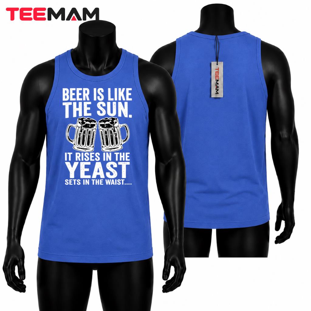 Beer Is Like The Sun Funny Beer Lover Mug Graphic Tank Top Beer Is Like The Sun Funny Beer Lover Mug Graphic Tank Top