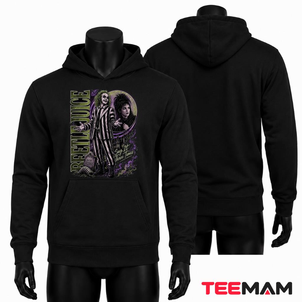 Beetlejuice Halloween Hoodie Lydia Horror Movie Spooky Beetlejuice Halloween Hoodie Lydia Horror Movie Spooky