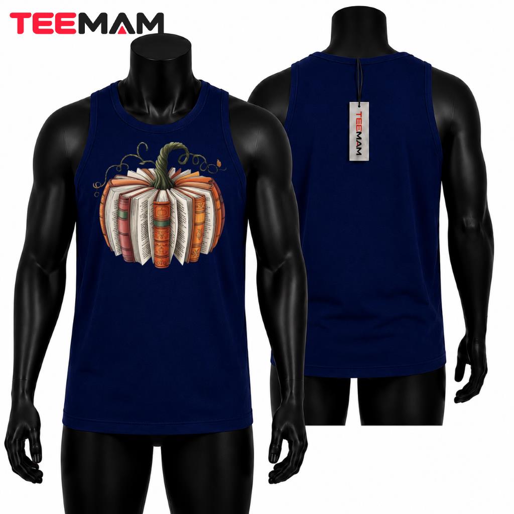 Book Lover Pumpkin Fall Thanksgiving Reader Tank Top Book Lover Pumpkin Fall Thanksgiving Reader Tank Top